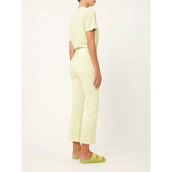 NEW DL1961 - WOMEN'S essential tee in limeade - Picture 2 of 3